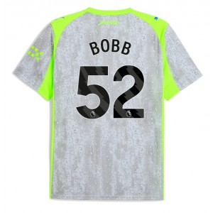 Fotbalové Dres Manchester City Oscar Bobb #52 Třetí Oblečení 2025-26 Krátký Rukáv